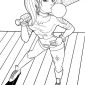 Harley Quinn Coloring Pages Harley Quinn Coloring Pages Ragilwk Medium Free Printable Colouring Book Print