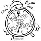 Free Coloring Pages Of Clocks Free Printable Clock Coloring Pages For Kids Clocks Building Blocks Roadblocks