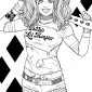 Harley Quinn Coloring Pages Harley Quinn Coloring Pages Ragilwk Medium Free Printable Colouring Book Print