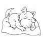 Sleeping Animals Coloring Pages